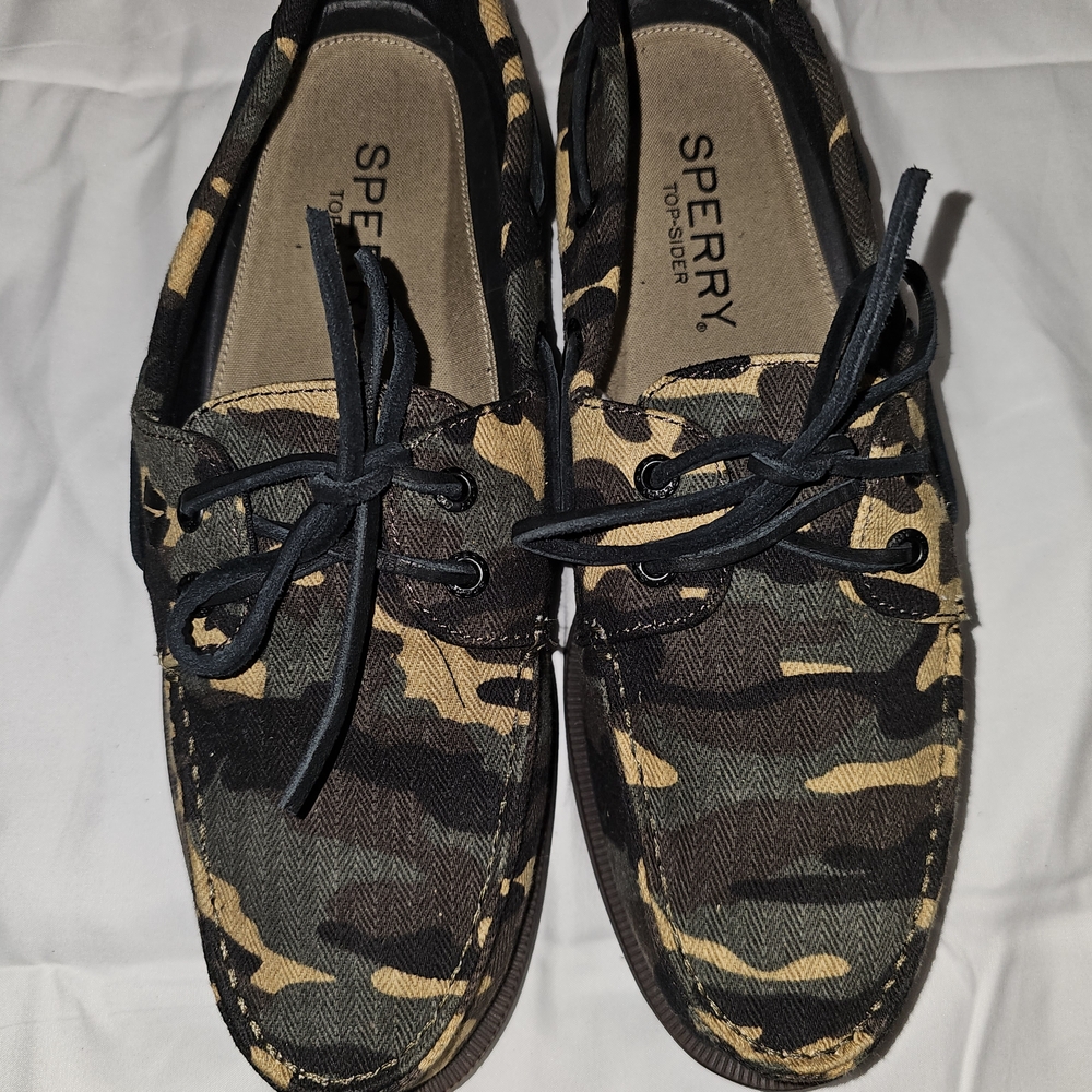 Sperry Men's Camouflage Boat Shoes